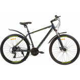 Велосипед Pioneer Hunter 700c AL/19" gray/black/green